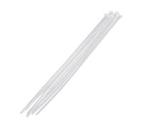100 Pack White Cable Tie Set 150mm