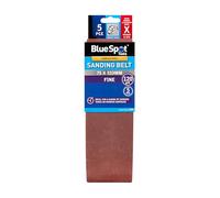 Blue Spot Tools 5 PCE 120 Grit 75 X 533MM Sanding Belt