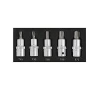 Blue Spot Tools 5 Piece 1/2" Drive Torx Bit Set (T45-T70) in EVA Foam Module