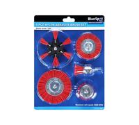 Blue Spot Tools 5-Piece Nylon Abrasive Brush Set