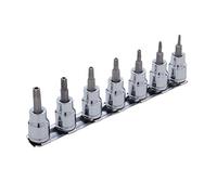 BlueSpot Tools Blue Spot Tools - 7 Pce 3/8" Security Torx Bit Set (T10-T40)
