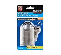 Blue Spot Tools Padlock 77044 50mm Shrouded Satin Finish