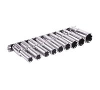 Blue Spot Tools 9 Piece Metric 1/2''D Deep Socket Set 10mm-22mm