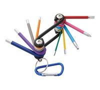 Blue Spot Tools Blue Spot 9 Piece Folding Hex, Torx and Screwdriver Wrench Set