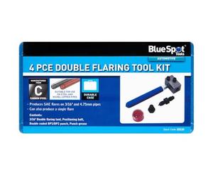 Blue Spot Tools Brake Pipe Flaring Tool Hand Held 3/16 SAE 4.75 Single And Double Flares Steel and Nickle Copper Pipes Easy to Use