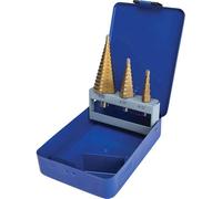 Blue Spot Tools Tools 20504 HSS Step Drill Set (4-32mm), Set of 3 Pieces