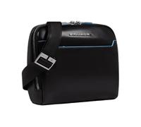 Piquadro Blue Square Shoulder bag Leather 21 cm black