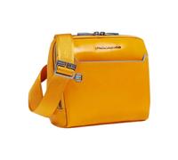 Blue Square Horizontal Crossbody, unisex, Piquadro, Cross Body Bags, Yellow, ONE SIZE, Bags ONE SIZE