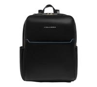 Piquadro Blue Square Daypack RFID protection Leather 37 cm Laptop compartment black