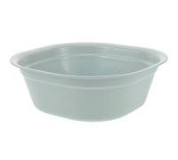 Blue Square Plastic Wash Basin for Feet, Fruit, Laundry Soaking | Lightweight Stackable Design, Contemporary Style, Easy Household Use in Kitchen and Apartment Spaces