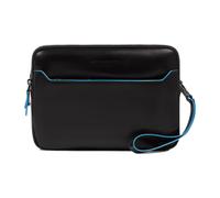 Piquadro Blue Square Shoulder bag Leather 23 cm black