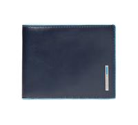 Blue Square Wallet Business Style - male - Piquadro - Wallets & Cardholders - Blue - ONE SIZE - Accessories ONE SIZE
