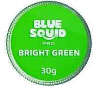 Blue Squid PRO Face Paint - Professional Water Based Single Cake Facepaint & Body Paints - SFX Makeup, Kids Adults Painting for Costume, Halloween Face Paints for Children - Bright Green 30g / 1oz