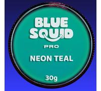 Blue Squid PRO Face Paint - Professional Water Based Single Cake Facepaint & Body Paints - SFX Makeup, Kids Adults Painting for Costume, Halloween Face Paints for Children - Neon Teal 30g / 1oz