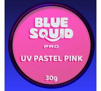 Blue Squid PRO Face Paint - Professional Water Based Single Cake Facepaint & Body Paints - SFX Makeup, Kids Adults Painting for Costume, Halloween Face Paints for Children - UV Pastel Pink 30g / 1oz