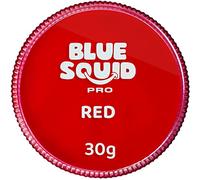 Blue Squid PRO Face Paint - Professional Water Based Single Cake Facepaint & Body Paints - SFX Makeup, Kids Adults Painting for Costume, Halloween Face Paints for Children - Classic Red 30g / 1oz