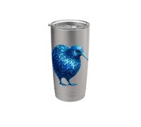 Blue Stained Glass Kiwi Stainless Steel Insulated Tumbler
