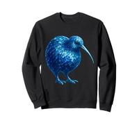 Blue Stained Glass Kiwi Sweatshirt