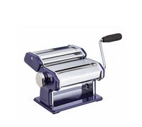 World of Flavours Italian Deluxe Double Cutter Pasta Machine Blue