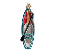 Blue Stand Up Paddle Board Ornament