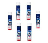 Blue Star Car De-Icer 600 ml - Quick-Action Frost & Ice Remover, Effective up to -20°C, Pack of 6, Winter Windshield & Window Defrost Spray