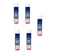 Blue Star Car De-Icer 600 ml - Quick Frost & Ice Remover, Effective in -20°C Cold, Pack of 5, Winter Windshield & Window Spray