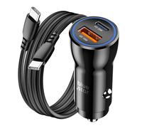 Blue Star Car power supply for USB-C / USB USB-C 30W + USB 18W + USB-C cable