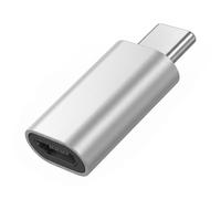 Blue Star OTG Micro-USB Female to USB-C Male Converter Adapter, Silver