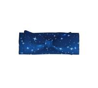 Blue star pattern Baby Headband Soft Polyester Infant Knot Bows Turban Stretchy Hairband