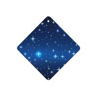 Blue Star Pattern Pattern Car Air Fresheners 6 Pcs Square Hanging Aromatherapy Tablets Scented Fresheners For Bedroom Bathroom