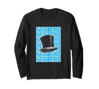 Blue STAY PAID Blue Graphic Long Sleeve T-Shirt