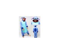 (Blue Stitch, XL size recommended height 179-188cm) Pokemon Gengar children's three-eyed monster cartoon one-piece pajamas Gengar Squirtle performance Pokemon