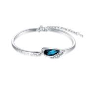 Blue Stone Bangle Bracelet Gift Charles William Jewellery