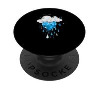 Blue Storms Can't Dim My Shine Blue Graphic PopSockets Adhesive PopGrip