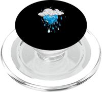 Blue Storms Can't Dim My Shine Blue Graphic PopSockets PopGrip for MagSafe