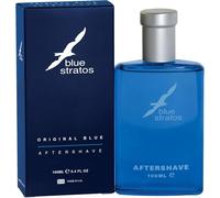 Blue Stratos Aftershave for Men 100ml - Fresh Marine Citrus Scent - Soothes Razor Burn - Masculine Classic Fougere Fragrance - Refreshing Post-Shave Splash - Iconic UK Aftershave