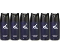 Blue Stratos Deodorising Body Spray, 150ml, Pack of 6