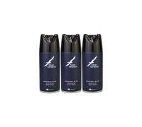 Blue Stratos Original Blue Body Spray Deodorant 150ml x 3