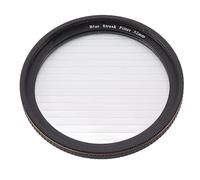 Blue Streak Filter, Excellent Clarity Blue Streak Effect Lens Filter Wear Proof for Night Photography (52mm)