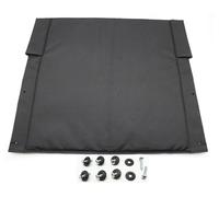 Blue Streak Wheelchair Upholstery Replacement - 20x18 inch Nylon Back, with Hardware, STDS4S2210 - Suitable for K1/K2 Wheelchairs (1Ea, Black)