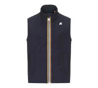 Blue Stretch Nylon Jersey Gilet Coat, male, K-Way, Waistcoats, Blue, 8 Y, Kids 8 Y
