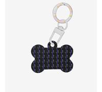 Blue Stripe Stars Skull Printing 1 Pc Dog Bone Shape Id Tags Double Sided with Key Ring Craft for Pets
