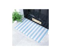 Artsy Doormats Blue Blue Striped Doormat (70 X 40Cm), Blue