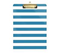 Blue Stripes A4 Art clipboard Waterproof Portable clipboard for Nurses Home Contractor Size 9 x 12
