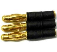 Blue Styles C0003B RC Connector 4mm 4.0mm Gold Male Bullet to 3.5mm Female Bullet Adapter