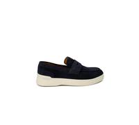 Blue Suede Loafer Slip-On Moccasins 11 UK