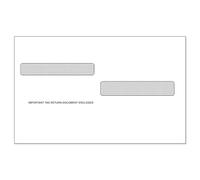 Blue Summit Supplies 100 W2 Envelopes for 4-Up Box W2 Forms, Peel & Seal Tax Envelopes for QuickBooks and Other Tax Software, 5 5/8” x 9”, Security Tint, 100 Pack