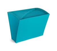 Blue Summit Supplies A-Z Accordion File Organizer, 21 Pockets, Teal