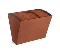 Blue Summit Supplies Heavy Duty Expanding Open Top File Folders, A-Z, 21 Pockets