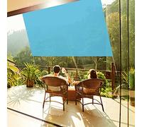 Blue Sune Sail 2.2 x 9m UV Protect, Windbreak for Patio, Balcony & Garden, Includes 1x5m Free Ropes, Outdoor Canopy for Sun & e Protect